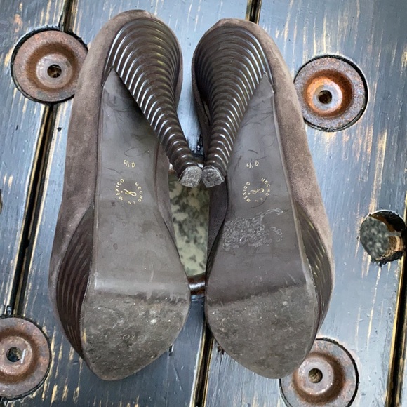 Carlos Rossetti Platform Suede Booties - Picture 6 of 6